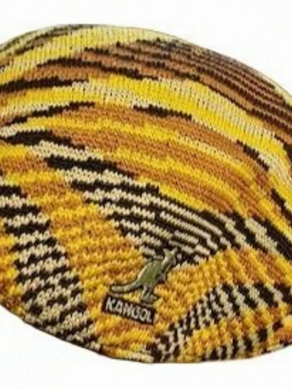 Kangol Carnival Casual Tiger Stripe Animal Print Bucket Hat Gold Black